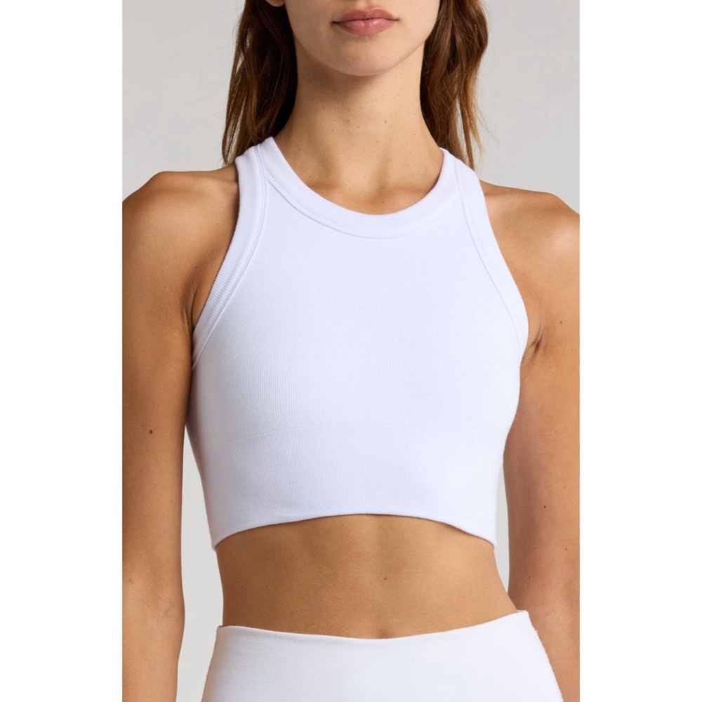 Alo - Delight Seamless Knit Bra - Size XS White - NWT